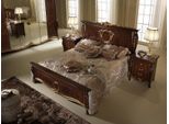 Letto 2X Comodino 3 Pezzi Cameretta Design Moderno Lusso Classico Mobili