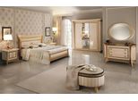 Set Camera Da Letto Design Letto 2X Comodino Sgabello Arredoclassic 7 Pezzi.