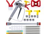 Rosfix Set – Pistola A Spruzzo Per Vernice Incl. 2 Ugelli 517 E 513 | Pressione Massima 248 Bar, Filettatura 1/4”, 7/8” | Per Graco, Wagner E Altri
