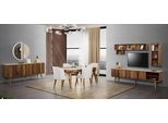 Set Tavolo Moderno 6X Sedie Sedia Set Da Pranzo Completo 7 Pz. Sala Da Pranzo