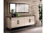 Elegante Design Console Credenza In Legno Credenza A Specchio Mobile Consolle 2 Pezzi