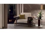 Poltrona Design Sedia Tappezzeria Club Nuovo Relax Tessuto Tessile Lounge Television 1 Posto