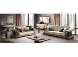 Set Di Divani 3 2 Posti Design Divano Imbottito Divano Moderno Lusso Nuovo