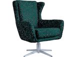 Poltrona Tessuto Soggiorno Poliestere Design Verde Moderno Poltrona Sedia Lusso