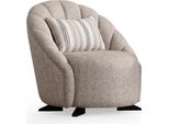 Poltrona Design Moderno Tessuto Moderno Monoposto Stile Relax Mobili Nuovo
