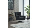 Poltrona Monoposto Soggiorno Poltrona Imbottita Tessuto Nero Poltrona Design
