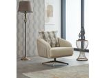 Poltrona Moderna Monoposto In Tessuto Beige Poltrona Imbottita Soggiorno