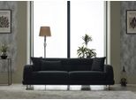 Divano A Tre Posti Divano Lounge Lusso 3 Posti Design Divani Imbottiti Nero
