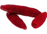 Spugna Di Luffa Rossa Grande 20 Pezzi - Decorazione Per Composizioni Floreali E Corone Di Fiori