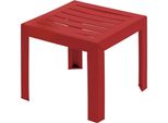 Tavolino Grosfillex Miami Rosso 40 X 40 X 41 Cm