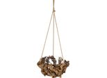 Gilde HäNger, Windlicht, Holz, Naturfarben, Ve 2, H. 50 Cm, D. 25 Cm 59143