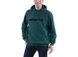 Carhartt 100074 Felpa Con Cappuccio Da Uomo Con Logo Carhartt Greenstone L