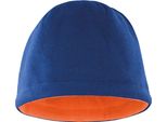 Result Winter Essentials R374X | Reversible Fleece Skull Hat Cappello Invernale - Colore: Navy/Orange - Taglia: Unica