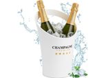 Secchiello Per Ghiaccio Bianco Per 2 Bottiglie - Raffreddatore Per Champagne