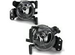 2X Fari Fendinebbia Nsw Vetro Chiaro Cromo + Lampadine HB4 Set Per Bmw Serie 5 E60 E61