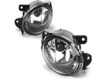 2X Fendinebbia Nsw Vetro Chiaro Cromo Lampadine HB4 Per Vw Passat 3C B6 + Variante