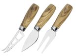 Set Di Coltelli Da Formaggio Berard In Legno D'ulivo 3 Pezzi