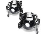 2X Fari Fendinebbia Nsw Vetro Chiaro Nero + Lampadine HB4 Set Per Bmw Serie 5 E60 E61