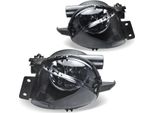 2X Fendinebbia Nsw Vetro Chiaro Nero + Lampadine H11 Set Per Bmw Serie 3 E90 E91