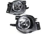 2X Fendinebbia Nsw Vetro Chiaro Cromo + Lampadine H11 Set Per Bmw Serie 3 E90 E91