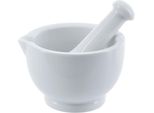 Mortaio In Porcellana Con Pestello, 10,5 Cm Mortaio Da Cucina, Mortaio Per Spezie, Bianco