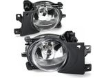 2X Fendinebbia Nsw Vetro Chiaro Cromo + Lampadine H8 Per Bmw Serie 5 E39 Facelift