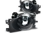 2X Fendinebbia Nsw Vetro Chiaro Nero + Lampadine H8 Per Bmw Serie 5 E39 Facelift