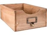 Portariviste Clayre & Eef 18X29X10 Cm Legno Marrone