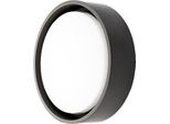 Applique Da Esterno Frame Round Led 7W 3000K Bianco Caldo Ø27 Cm Round Graphite