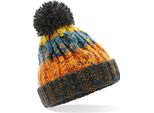 Beechfield B486B | Bambini Junior Cavatappi Pom Pom Beanie - Colore: Retro Blues - Taglia: Unica