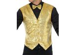 Smiffys - Gilet Costume - Uomo SM2804 (M) (Oro)