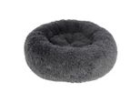 Lettino Per Cani Kerbl Fluffy, Grigio Scuro, Diametro 76Cm X 19Cm