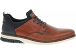 Rieker Scarpe Da Uomo 14450-22 In Pelle Marrone/Blu Taglia 42
