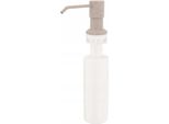 Dosatore Di Detersivo Per Piatti 500 Ml, Beige, Da Montare Sul Lavello