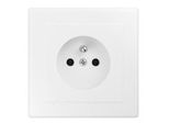 Presa Singola Con Messa A Terra IP20 16A 250V Bianco Da Incasso