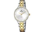 Festina F20625-1 Cyrkonie Orologio Da Donna Argento