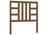 Vidaxl Testiera Marrone Miele 96X4X100 Cm In Legno Di Pino Massiccio