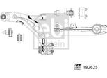 Braccio Di Controllo Anteriore Mazda Cx-7 2,2/2,3 07-13 Le