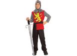 Bristol Novelty - Costume - Bambini BN5196 (L) (Rosso/Argento/Nero)