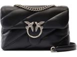 Pinko Pelle Borsa A Tracolla Borsa A Tracolla Love Puff Classic Cl Sheep Nappa Black - Old Silver Nero