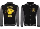 Pokemon - Pikachu Collegiate - Giacca Varsity Nera - Taglia Xxl