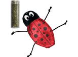 Kong Coccinella Con Erba Gatta Ricaricabile