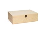 Cassa Da Vino Hobbygruppe In Legno Di Pino, A4, 33,5 X 24,5 X 10,3 Cm