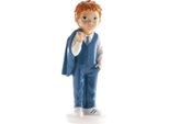 Statuetta Per Torta Ragazzo Vestito In Modo Sociale 16 Cm - Santa Comunione