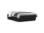 Vidaxl Struttura Letto Nera 150X200 Cm In Materiale Ligneo