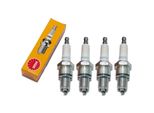 Set Di Candele Di Accensione Ngk 4X BPR6ES Con Soppressione Delle Interferenze, Filettatura Lunga 19,0 Mm Ø 14,0 Mm Esagono 20,8 Mm, Distanza Tra Gli Elettrodi 0,85 Mm, Potere Calorifico 6, 4008 / 4852 / 7678 / 7822 / 94811
