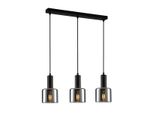 Italux Santia Lampadario Moderno Nero PND-65342-3-BK+SG