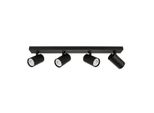 Italux Laconi Lampada Da Soffitto Led Moderna Nera SPL-2813-4B-BL