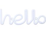 Luce Al Neon, Lampada Al Neon, Luce Del Segno, Segno Al Neon, Luce Al Neon Delle Lettere Di Ciao, Decorazione Dell'interno