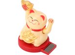 Gatto Solare Fortunato, Decorazione Solare Del Gatto, Statua Del Gatto Fortunato, Gatto Solare Fortunato Rotante, Gatto Fortunato Alimentato Ad Energia Solare, Statua Del Gatto Fortunato Solare